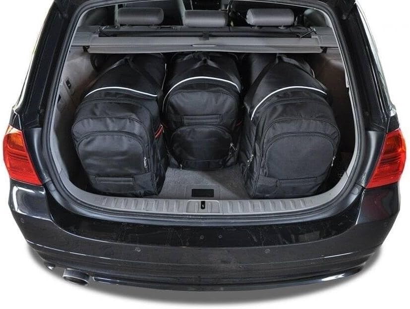KJUST Dedizierte Reisetaschen 4 stk kompatibel mit BMW 3 TOURING E91 2005-2013