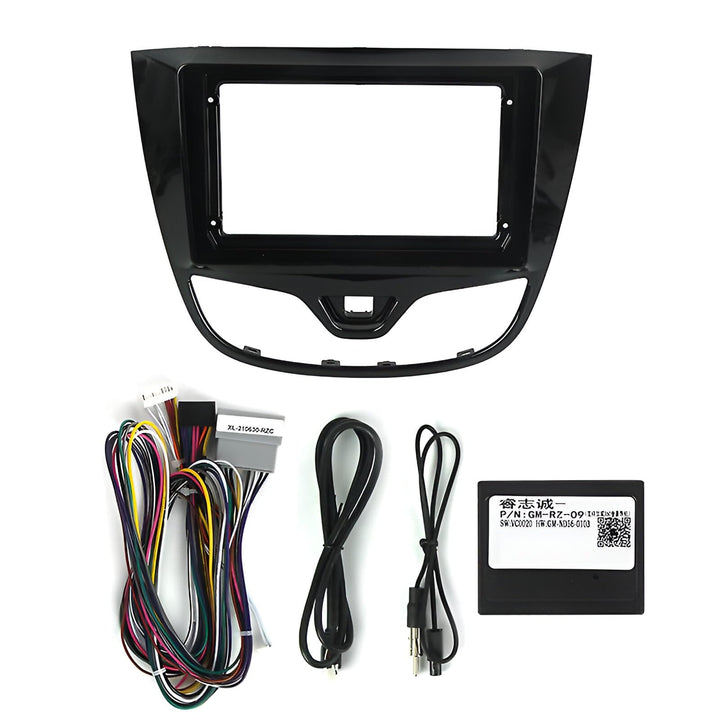 Sound way - Radioblende Einbau Rahmen Adapter autoradio Einbauset 9" Zoll kompatibel mit OPEL Karl/V