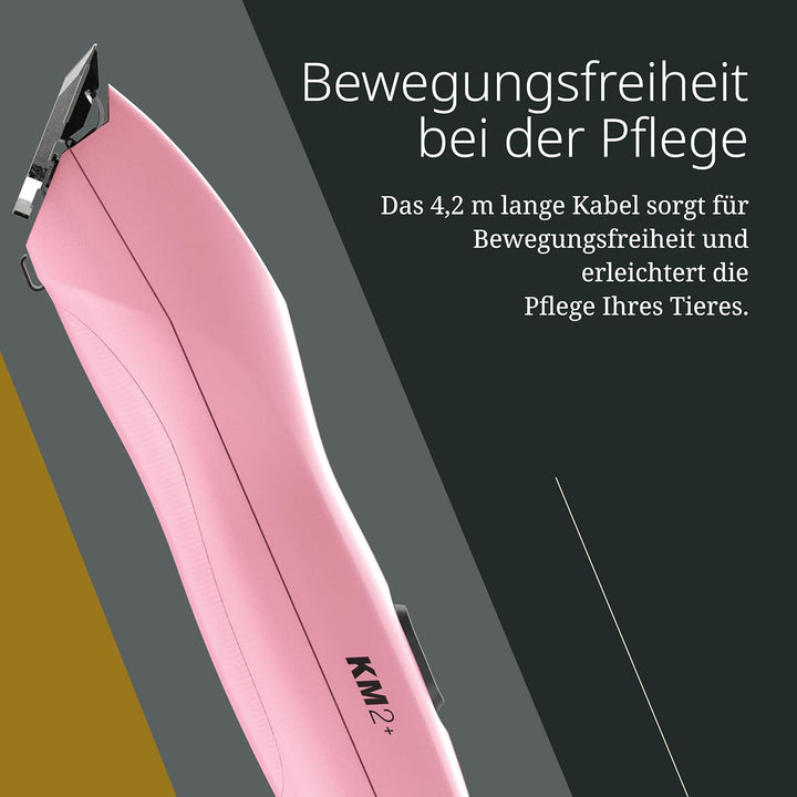 Wahl KM2+ Animal Clipper - Kabelgebundene Tierschermaschine - Leicht und Leise - Für Katzen, Hunde,