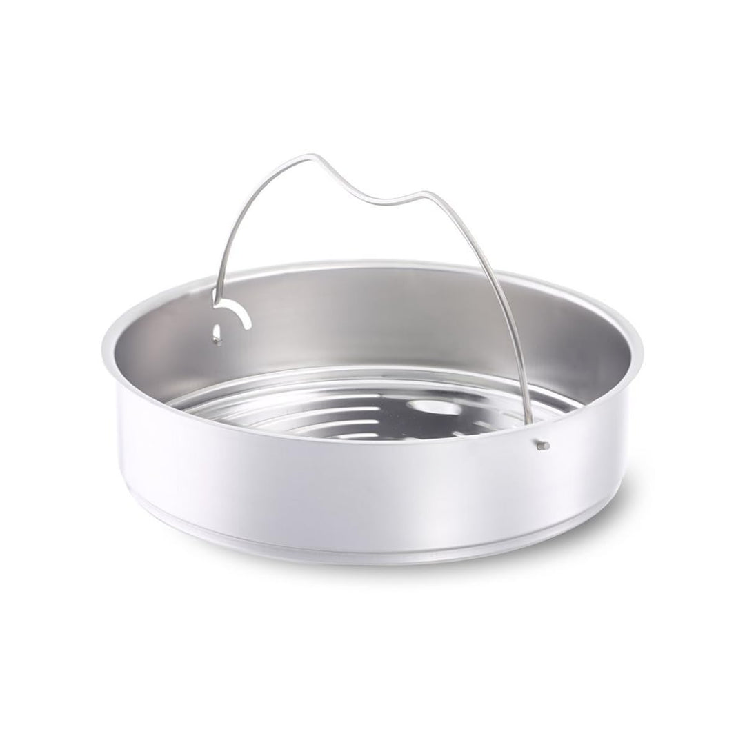 Fissler 610-300-00-820/0 Einsatz ungelocht 22 cm mit Dreibein, Edelstahl Single, Single
