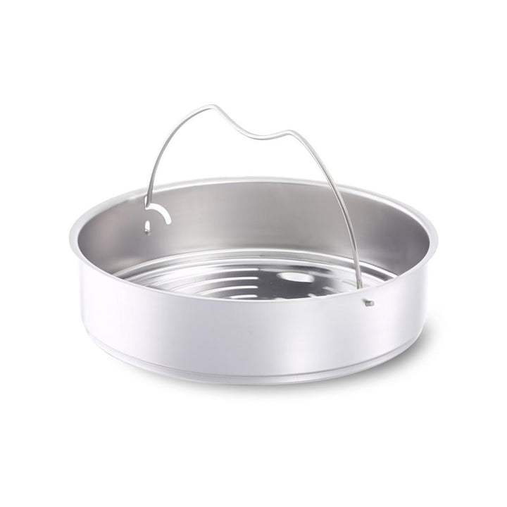 Fissler 610-300-00-820/0 Einsatz ungelocht 22 cm mit Dreibein, Edelstahl Single, Single