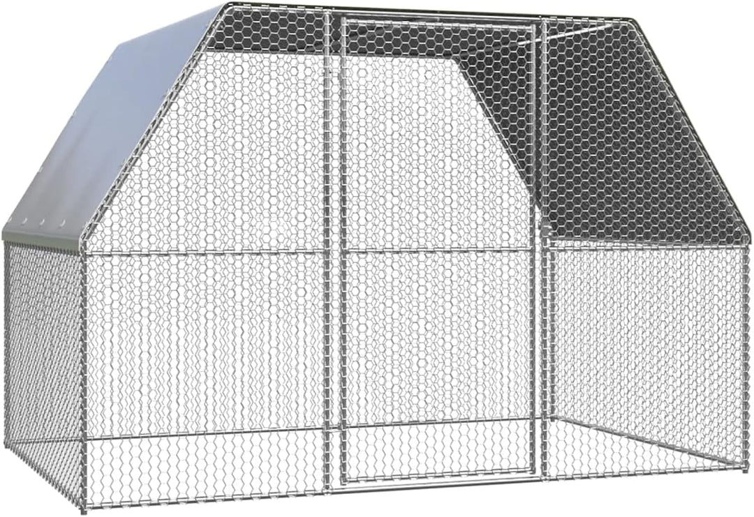 Susany Outdoor-Hühnerkäfig mit Wasserbeständige Überdachung Hühnerstall Tür mit Schloss Hühnerhaus K