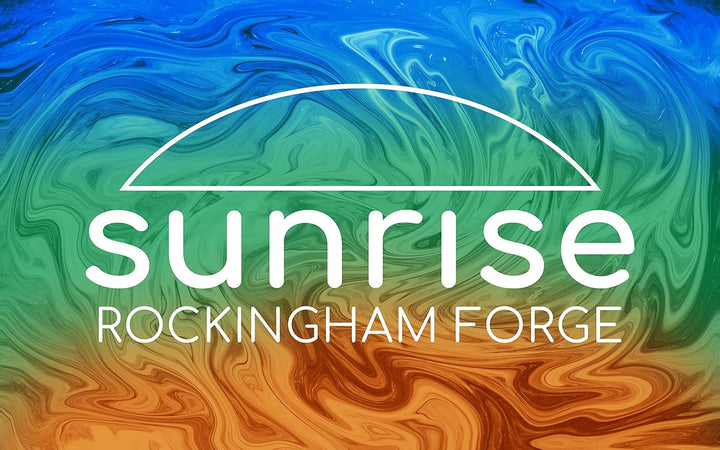 Rockingham Forge Sunrise Collection Emerald smaragd 7” Santokumesser mit hochwertiger Klinge aus X40