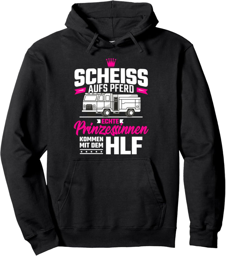 Feuerwehrfrau HLF Pullover Hoodie