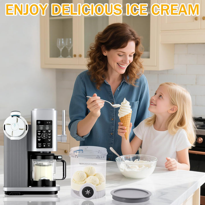 Hejo 2 Stück Behälter für Ninja Swirl, Eisbehälter für Ninja Creami Swirl NC700EU NC701EU-Serie, 480