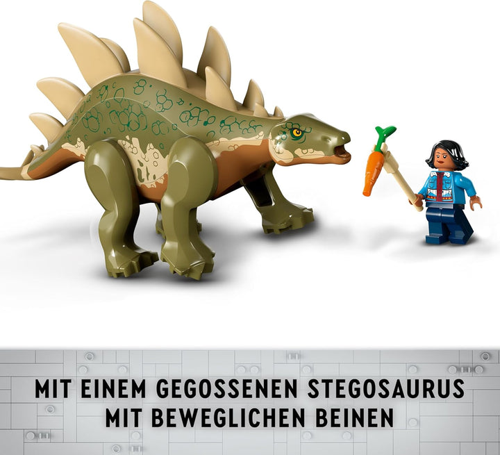 LEGO Jurassic World Dinosaurier-Missionen: Entdeckung des Stegosaurus, Abenteuer-Spielset für Jungen