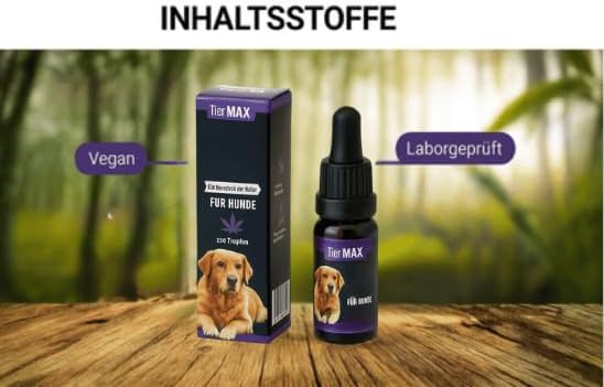 Hanfsamenöl für Hunde, Hanföltropfen, zur Beruhigung, Entspannung bei Stress, für Gelenke und Fell 1