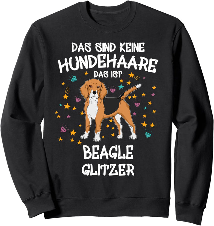 Beagle Glitzer Hundehalter Hundebesitzer Geschenk Hunde Sweatshirt