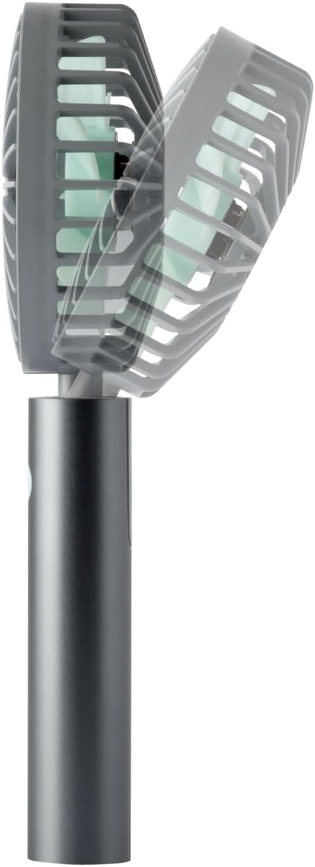 Remember Leiser Mini USB Ventilator – Handventilator mit 3 Geschwindigkeiten, inkl. Standfuss & Hand