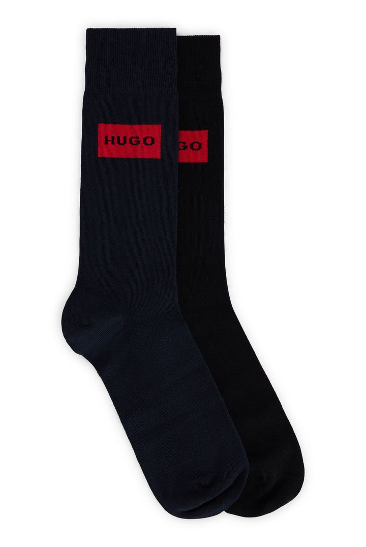 HUGO Herren 2P GIFTSET GADGET CC Zweier-Pack Socken in einer Lunchbox mit Logo Gemustert 40-46