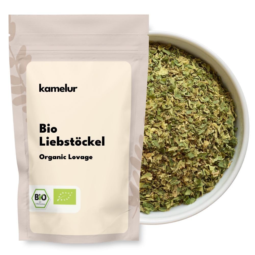 Kamelur 500g Bio Liebstöckel getrocknet und gerebelt aus Deutschland - Maggikraut aus kontrolliert b