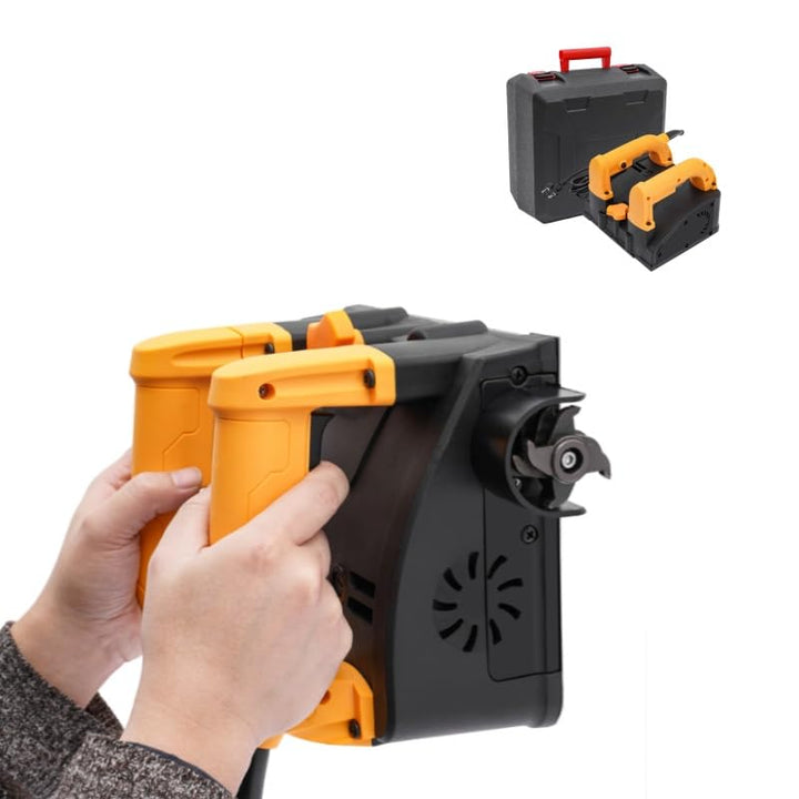 Betonfräse, Sanierungsfräse Elektrische, 220V│1200W│1000-4000r/min, Betonschleifer mit Vakuumsystem,