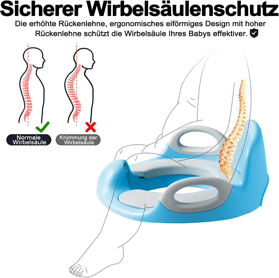 Kinder Toilettensitz WC-Sitz Töpfchen Training Sitze Kloaufsatz, Blau, Blau