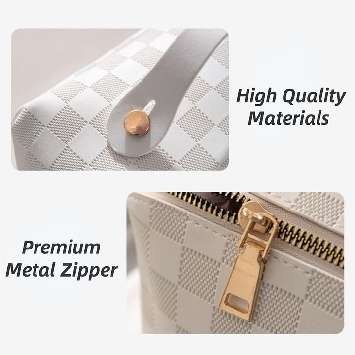 Grosse tragbare Make-up-Tasche, tragbare Reise-Kosmetiktasche für Frauen und Mädchen, Geschenk, Make