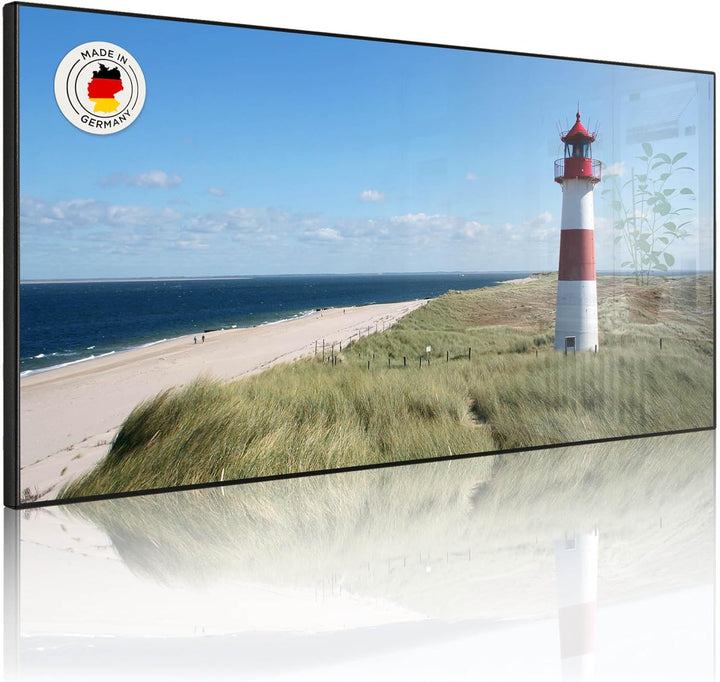 banjado Magnettafel schwarz 78 x 37cm / Magnetwand Metall/Magnetpinnwand als Memoboard/Pinnwand Magn