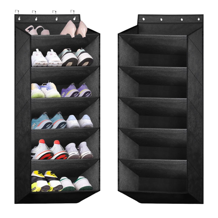 Schuhregal Tür, Schuhregal Hängend, Schuh Organizer Hängend, Schuhaufbewahrung Tür mit 6 Tiefen Tasc