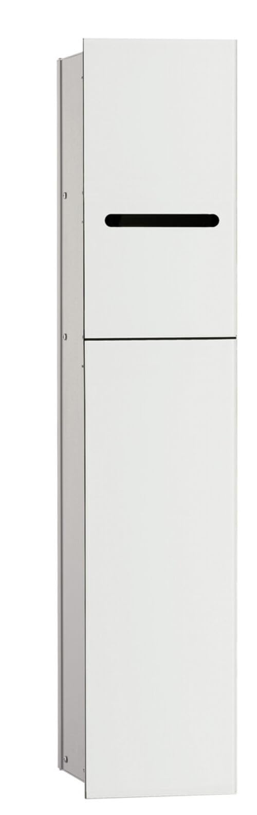 emco ASIS 2.0 Unterputz-Schrankmodul für die Klobürstengarnitur, Badezimmerschrank mit Toilettenpapi