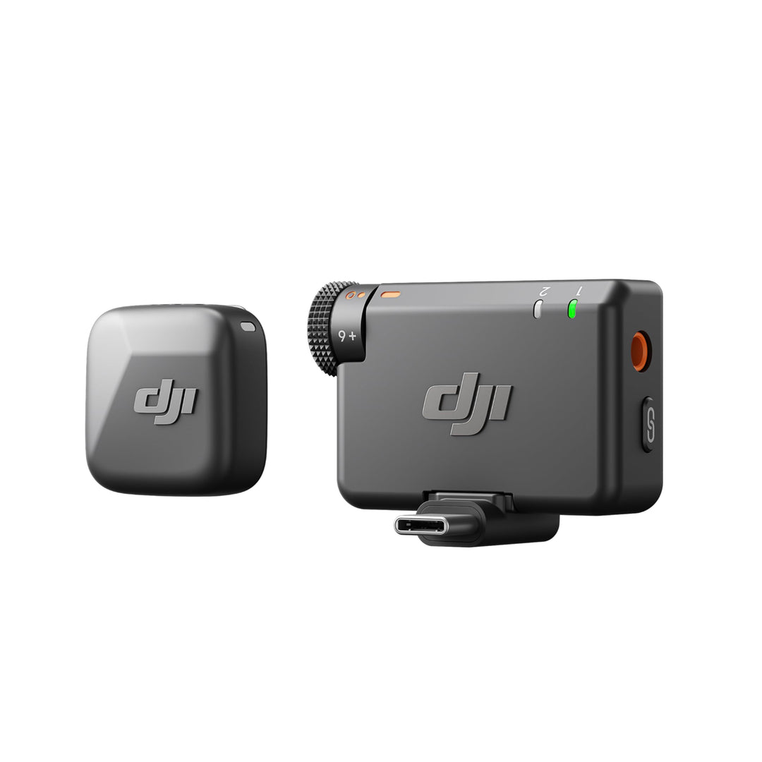 DJI Mic Mini Bluetooth Lavalier Mikrofon (1 Sender + 1 Empfänger), ansteckmikrofon, mikrofon kabello
