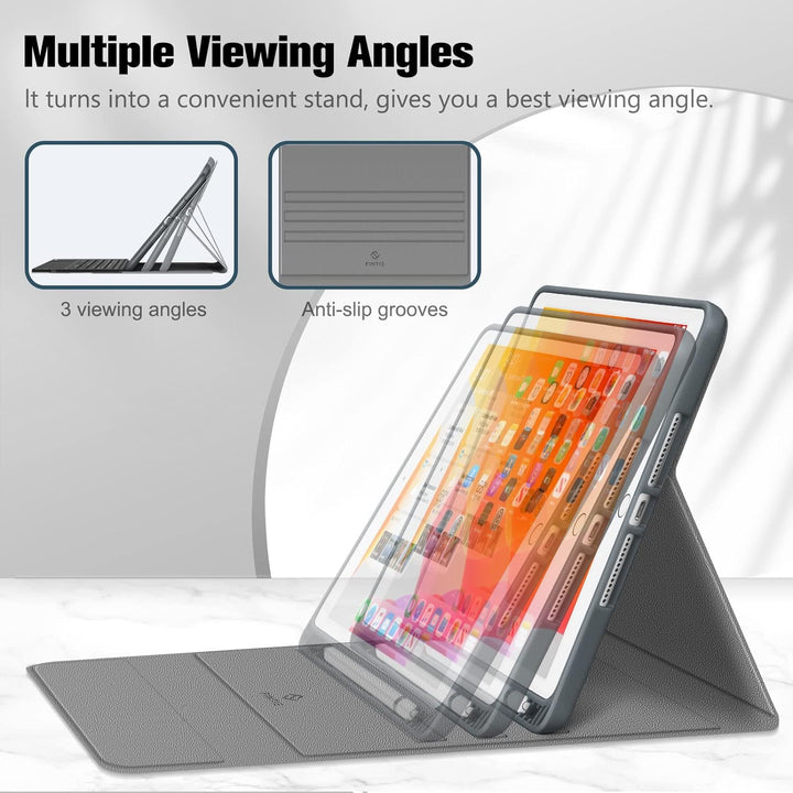 Fintie Tastatur Hülle für iPad (9. / 8. und 7. Generation - 2021/2020/2019), iPad 10.2 Hülle mit Tas