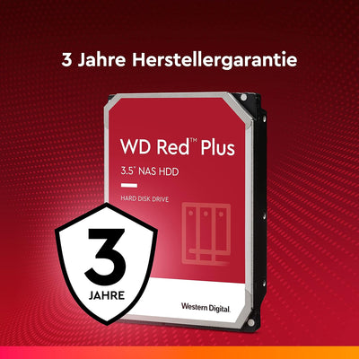 WD Red 4TB 3.5" NAS Interne Festplatte - 5400 RPM - WD40EFRX 4TB HDD 3.5 Zoll, 4TB HDD 3.5 Zoll