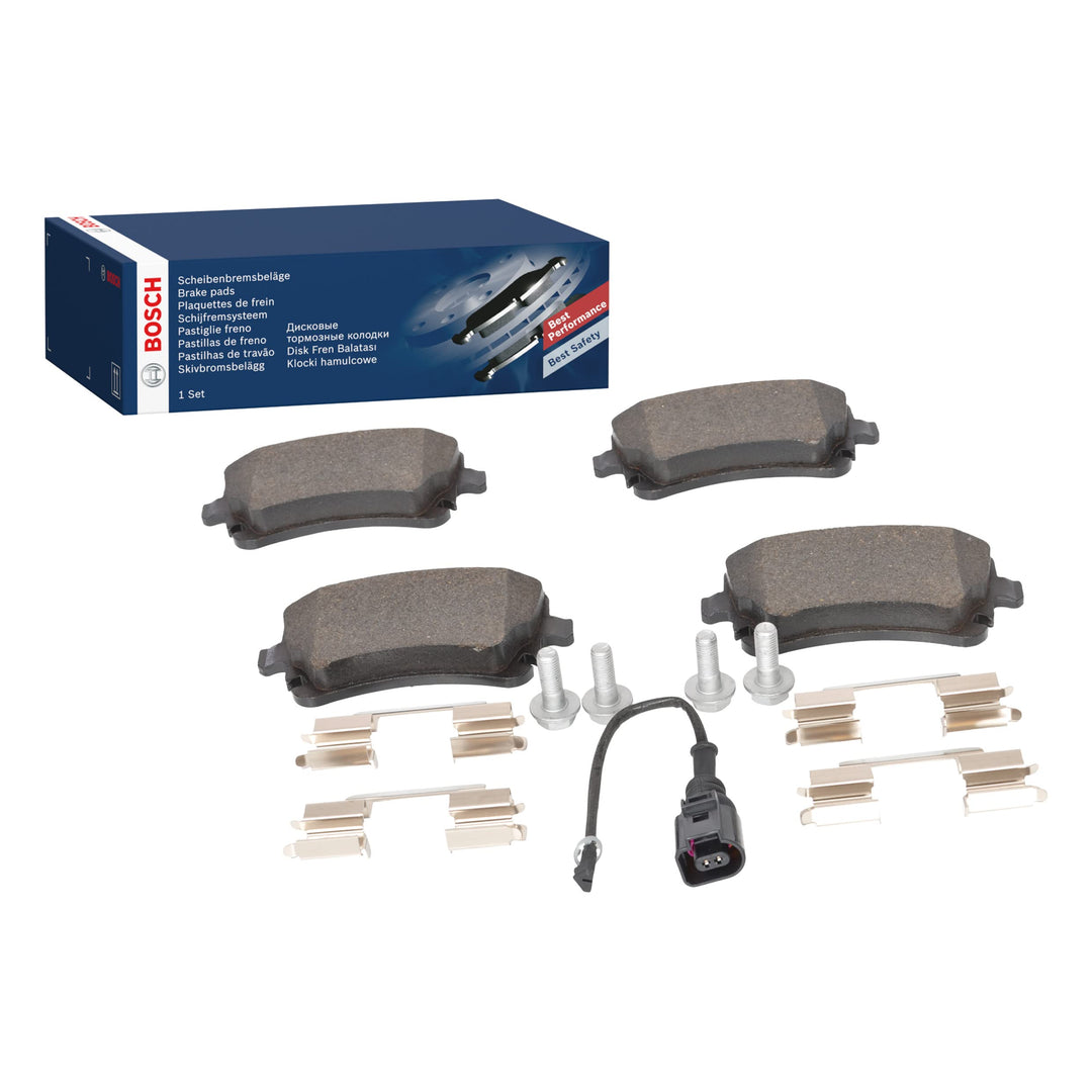 Bosch BP1018 Bremsbeläge - Hinterachse - ECE-R90 Zertifizierung - vier Bremsbeläge pro Set