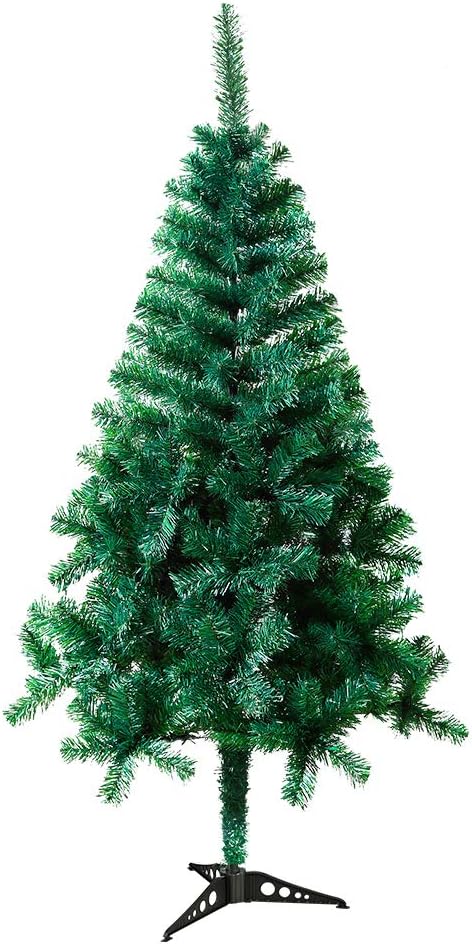 HENGMEI 120cm PVC Weihnachtsbaum Tannenbaum Christbaum Grün künstlicher mit ständer ca. 180 Spitzen