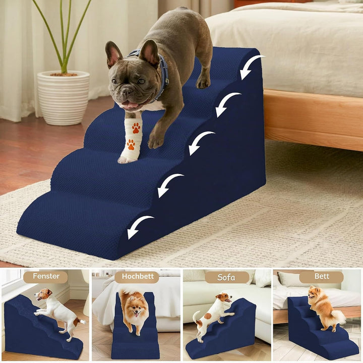 Niubya Hundetreppe für Kleine Hunde H30 cm - für Katzentreppe Hundetreppe Bett und Sofa, ältere und