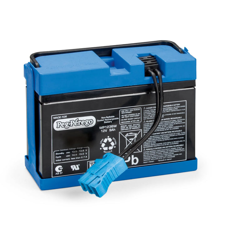 Peg Perego - Batterie, 12 V 12 V, 8 Ah mehrfarbig 12 V, 8 Ah Single, 12 V, 8 Ah Single