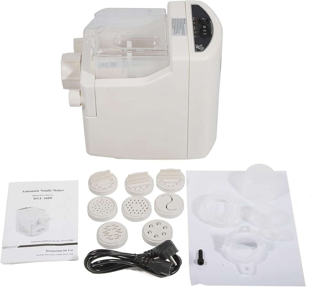 Nudelmaschinen, 180W Profi Elektrische Nudelmaschine vollautomatisch Pastamaker 500g Kapazität, Es g