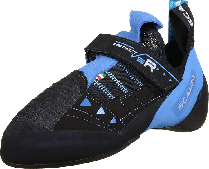 Scarpa Herren Instinct Vsr Kletterschuhe, Black Azure Fv