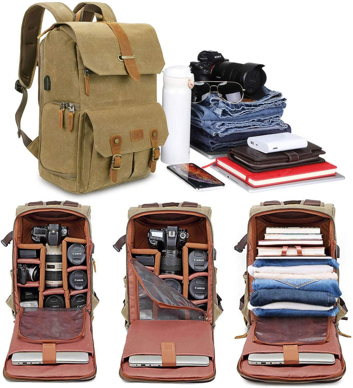 UBAYMAX Rucksack für Spiegelreflexkameras, wasserdicht, für Spiegelreflexkameras, stossfest, 39,6 cm