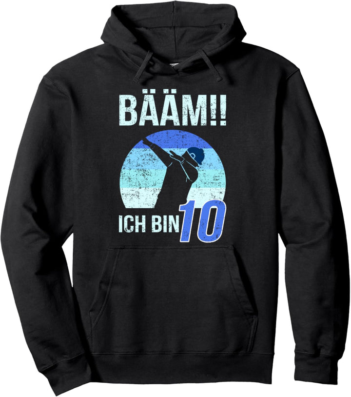 Bääm Ich Bin 10 Jahre Geburtstag Feiern Pullover Hoodie