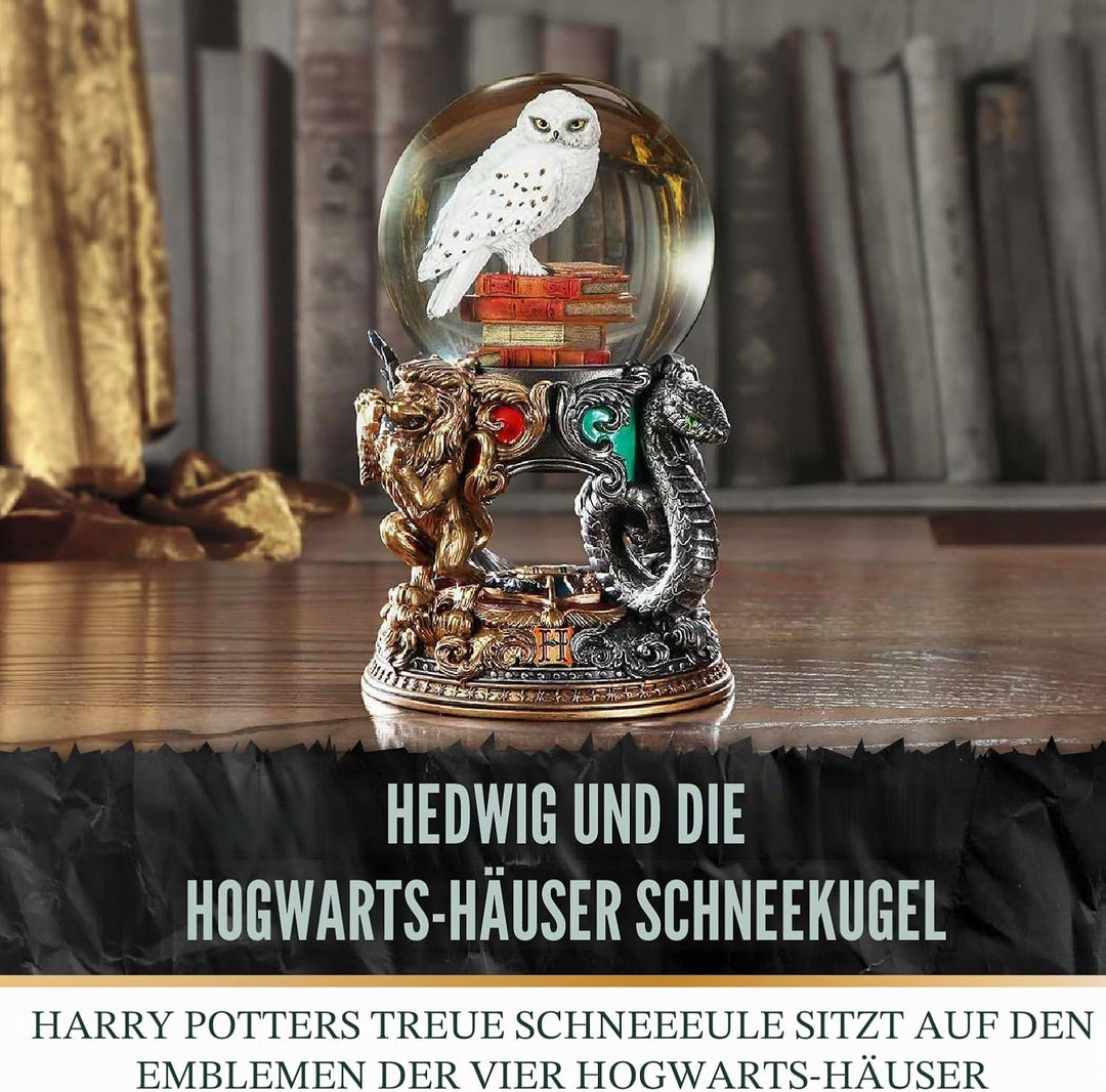 Nemesis Now Offiziell lizenzierte Harry Potter Hedwig Schneekugel, Mehrfarbig, 18,5 cm