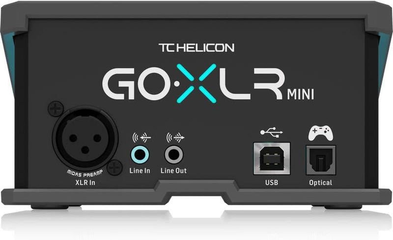 TC Helicon GoXLR MINI Online-Broadcast-Mixer mit USB-/Audio-Schnittstelle und Midas-Vorverstärker, 9