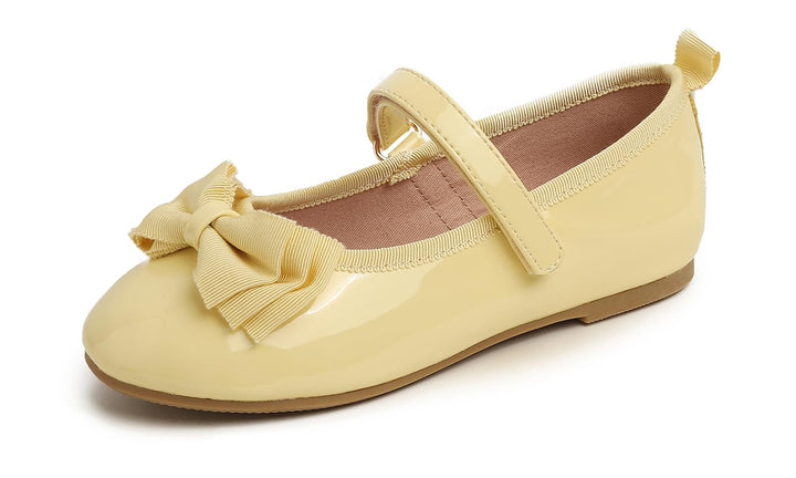 Feversole Bailarinas Niña de Vestir - Zapatos Cómodos para Ceremonias - Ballet Flats 32 EU Fliege Ge