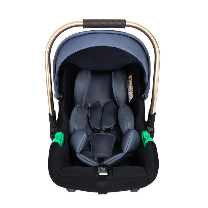 Shineey Kinderwagen 3 in 1,Puppenwagen Mit Babyschale Höhenverstellbarer Buggy Komplettset,KombiKind