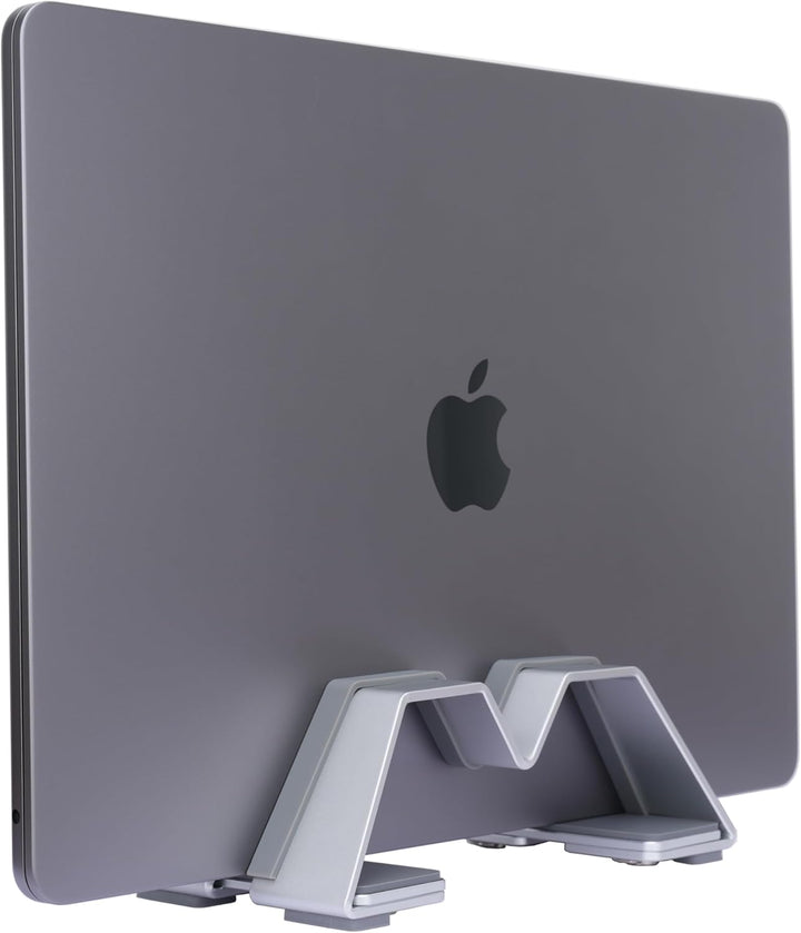 M-Form Einstellbar Vertikal Laptop Ständer - Aluminium, Universelle Passform für MacBook & Alle Lapt