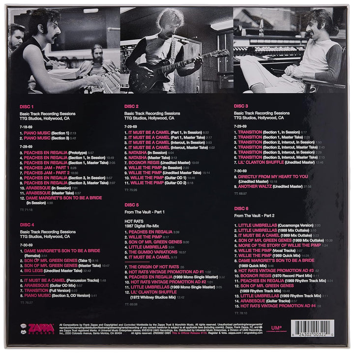 Hot Rats (50th Anniversary), Audio-CD