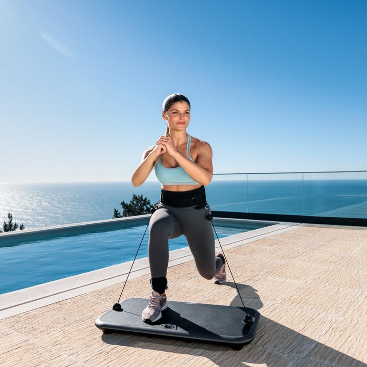 DSG200i Smart Home Gym – Profi Kraftstation mit 90 kg Widerstand, 45 Stufen, Smart Bar & App-Steueru