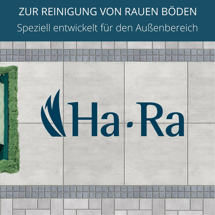 Ha-Ra Bodenwischtuch Bodenfaser Outdoor I langlebiger Boden-Wischer zur Reinigung für Böden & Wände