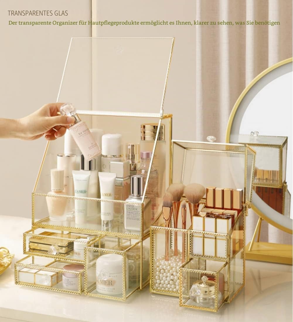 YUEHUA Kosmetikorganizer Make-up-Pinselhalter Organizer Lippenstift Organizer, Schmink-Aufbewahrung