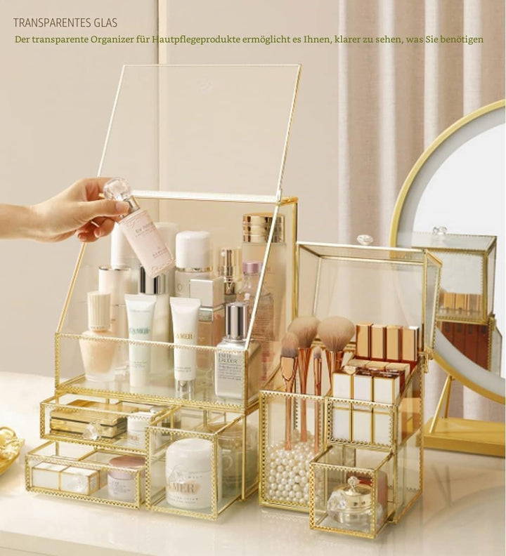 YUEHUA Kosmetikorganizer Make-up-Pinselhalter Organizer Lippenstift Organizer, Schmink-Aufbewahrung
