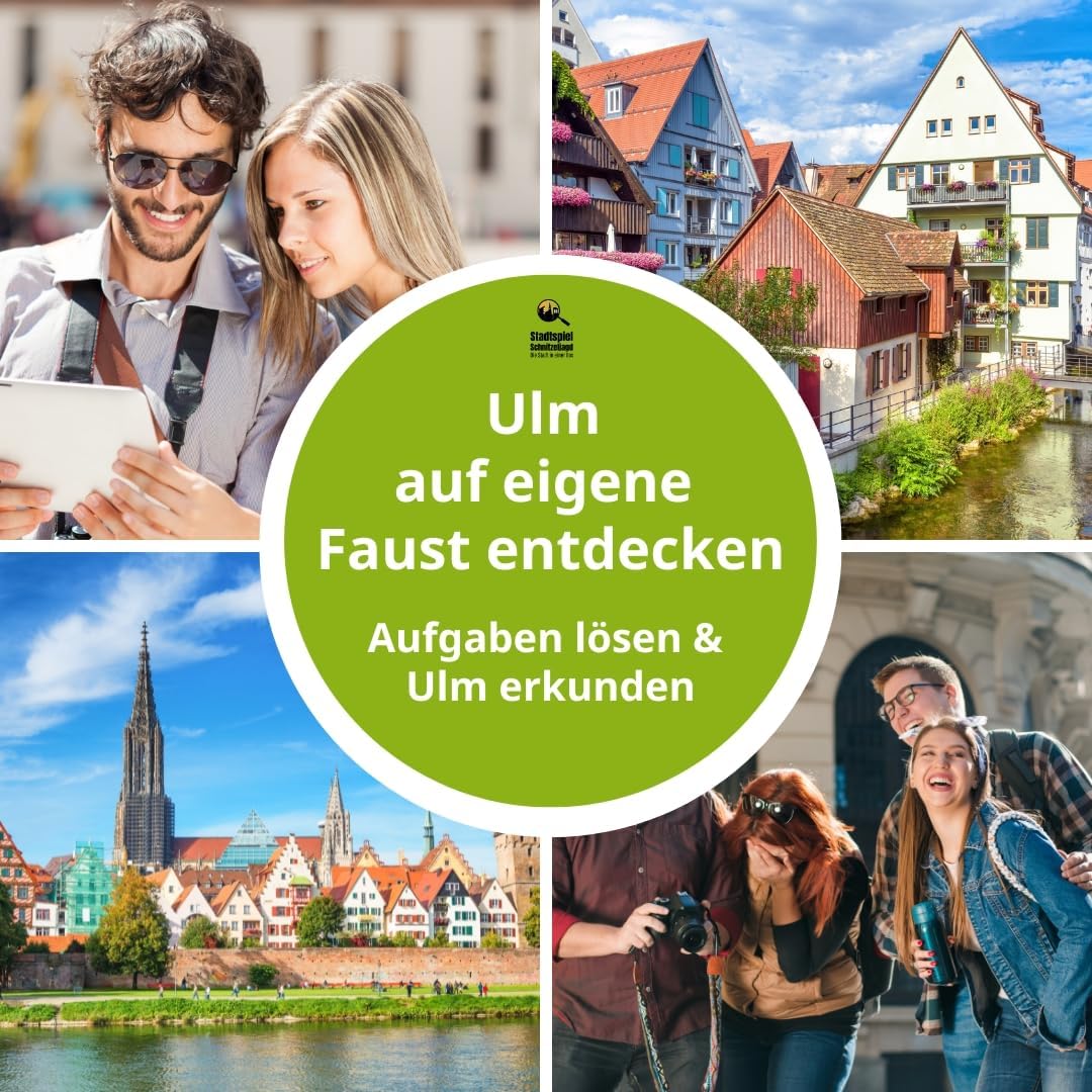 Schnitzeljagd ULM – Stadtspiel für Erwachsene und Familien | Stadtrallye durch ULM Stadtmitte | Erle