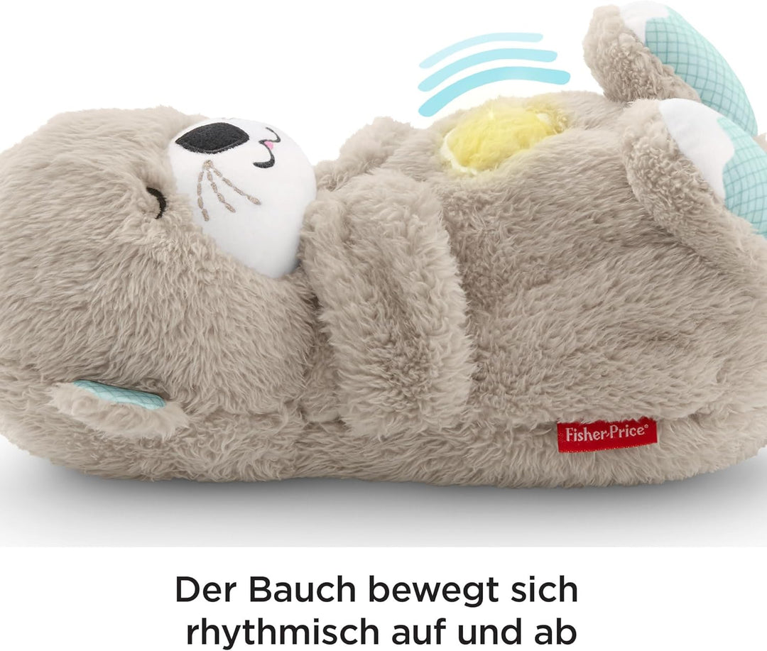 Fisher-Price FXC66 - Schlummerotter Spieluhr aus Plüsch, mit beruhigender Musik und rhythmischen Bew