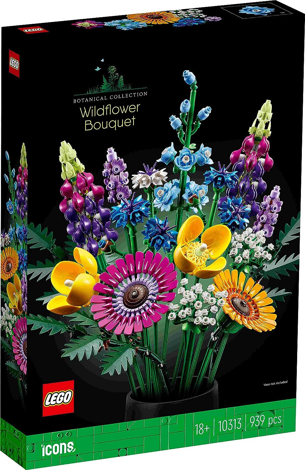 Lego 2er Set: 10311 Orchidee & 10313 Wildblumenstrauss