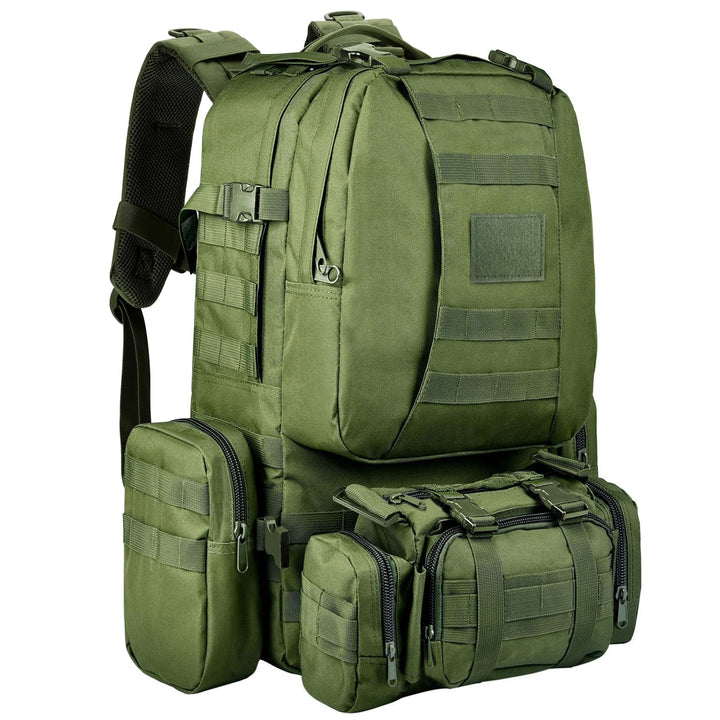 Taktischer Rucksack, 60L Militär Armee Rucksack, grosser Survival Molle Tagesrucksack für Herren und