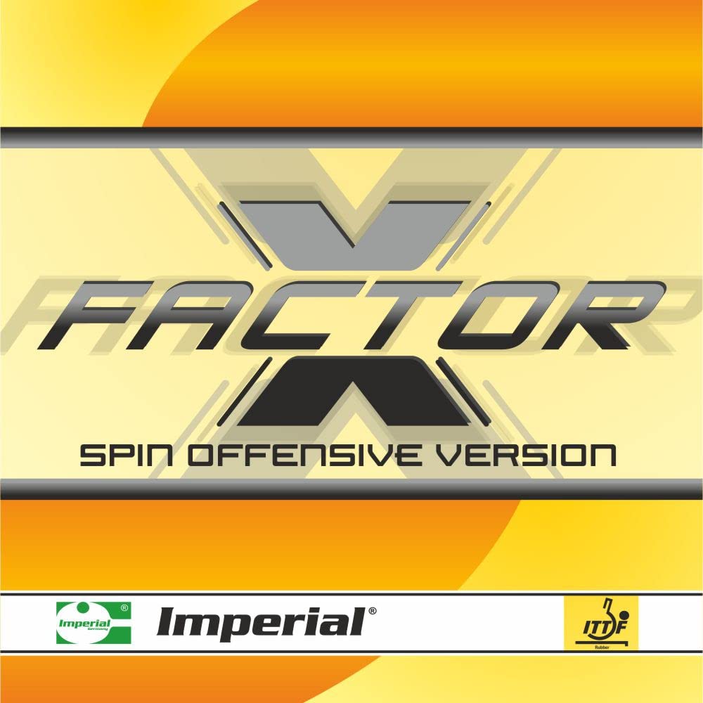 Imperial Factor Spin Offensive Version | Offensiv Tischtennisbelag | Wettkampf &amp; Training | ITTF Zul