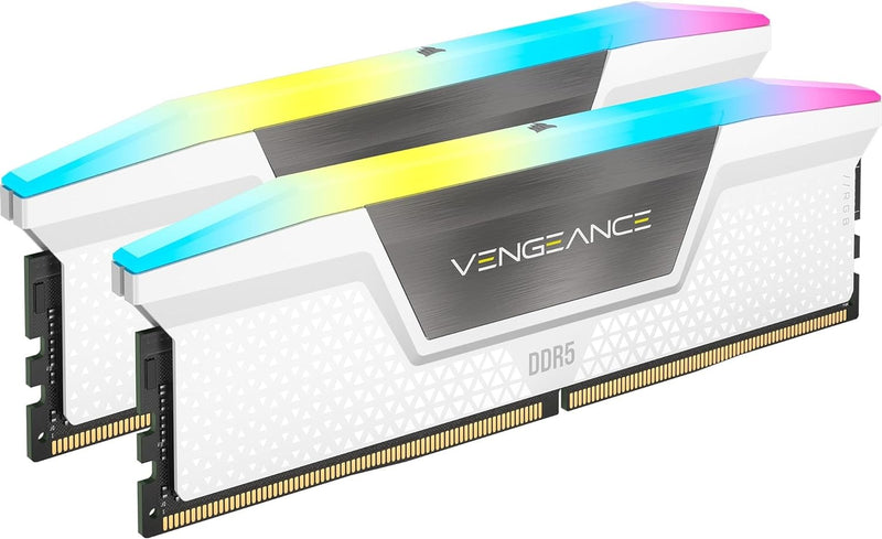 CORSAIR Vengeance RGB DDR5 RAM 64GB (2x32GB) 6000MHz CL30 Intel XMP iCUE Kompatibler Computerspeiche