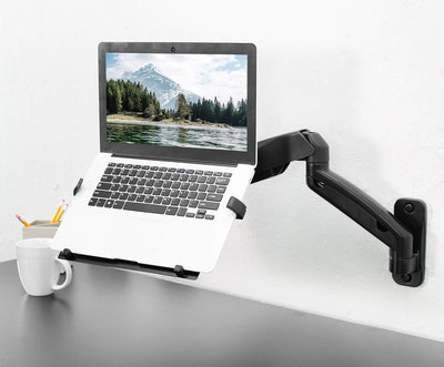 VIVO Mount-V001GL Laptop-Wandhalterung, höhenverstellbar, pneumatisch, verlängerter Arm, voll bewegl