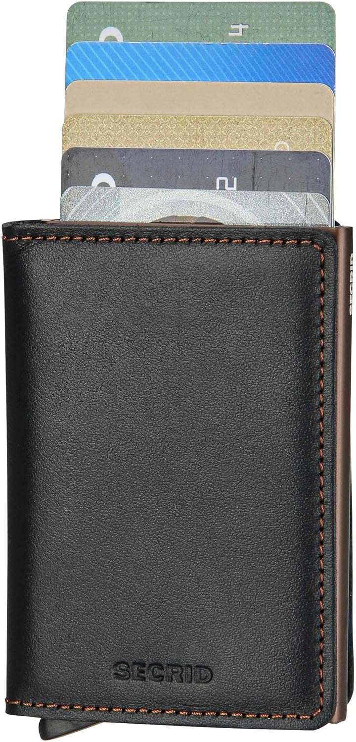 Secrid SlimwalletVintage, Reiseaccessoire - Kartenhalter Typ Umschlag Einheitsgrösse Black-brown, Ei